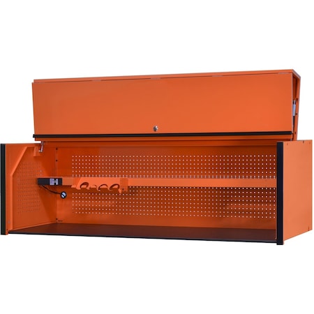 Extreme Tools 72"W x 30"D Extreme Power Workstation Hutch Orange w Black Handle RX723001HCORBK